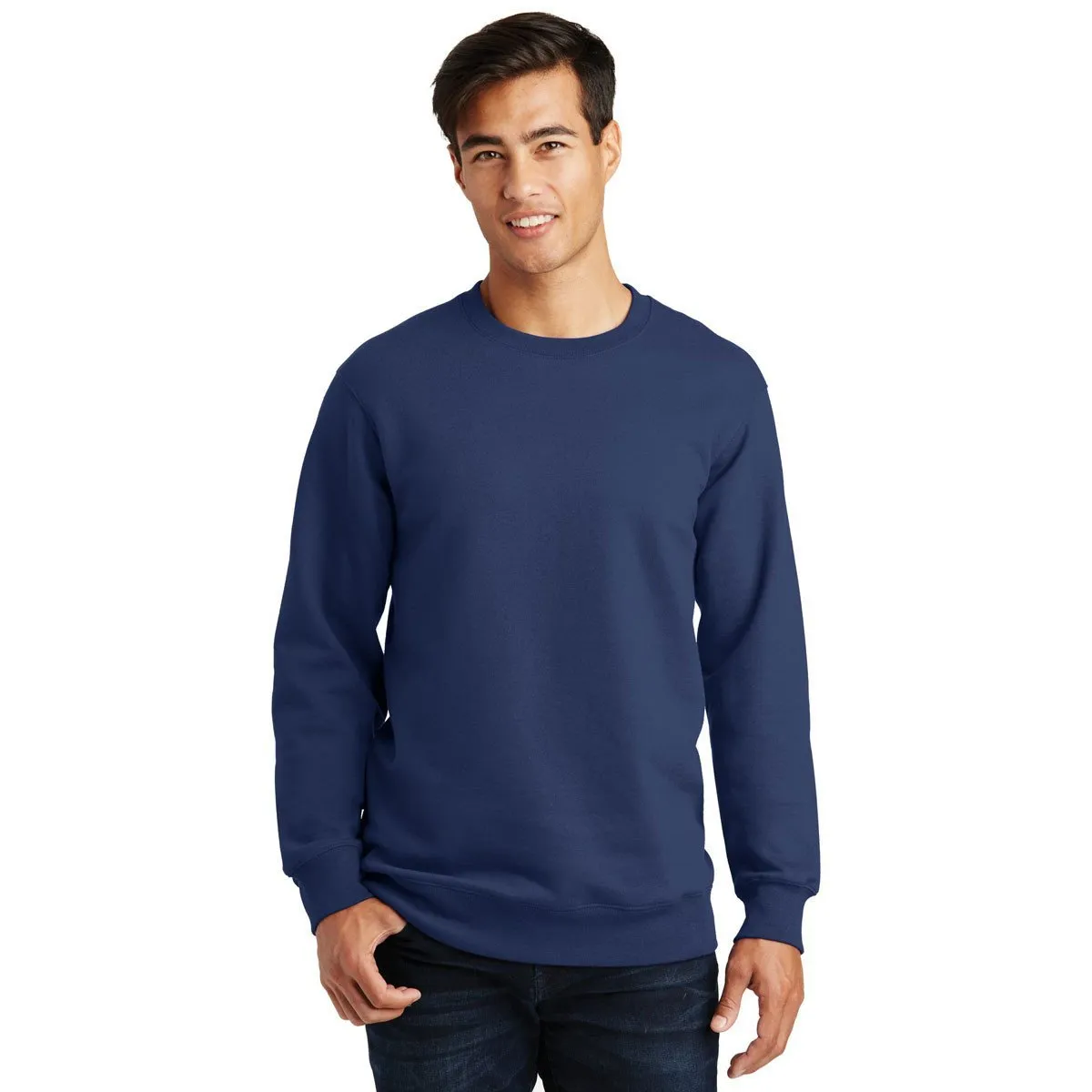 Port & Company Men's Team Navy Fan Favorite Fleece Crewneck Sweatshirt