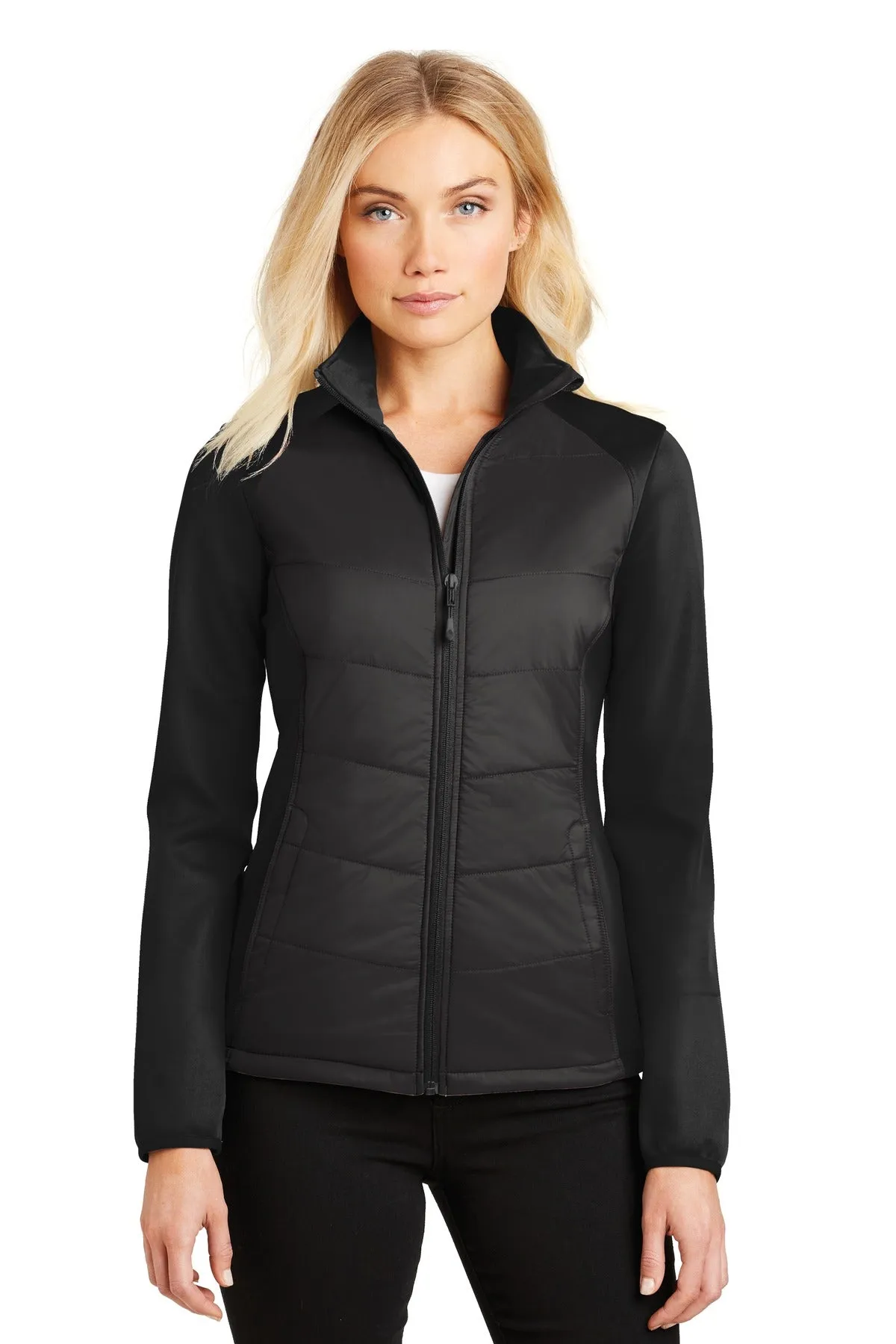 Port Authority Ladies Hybrid Soft Shell Jacket. L787