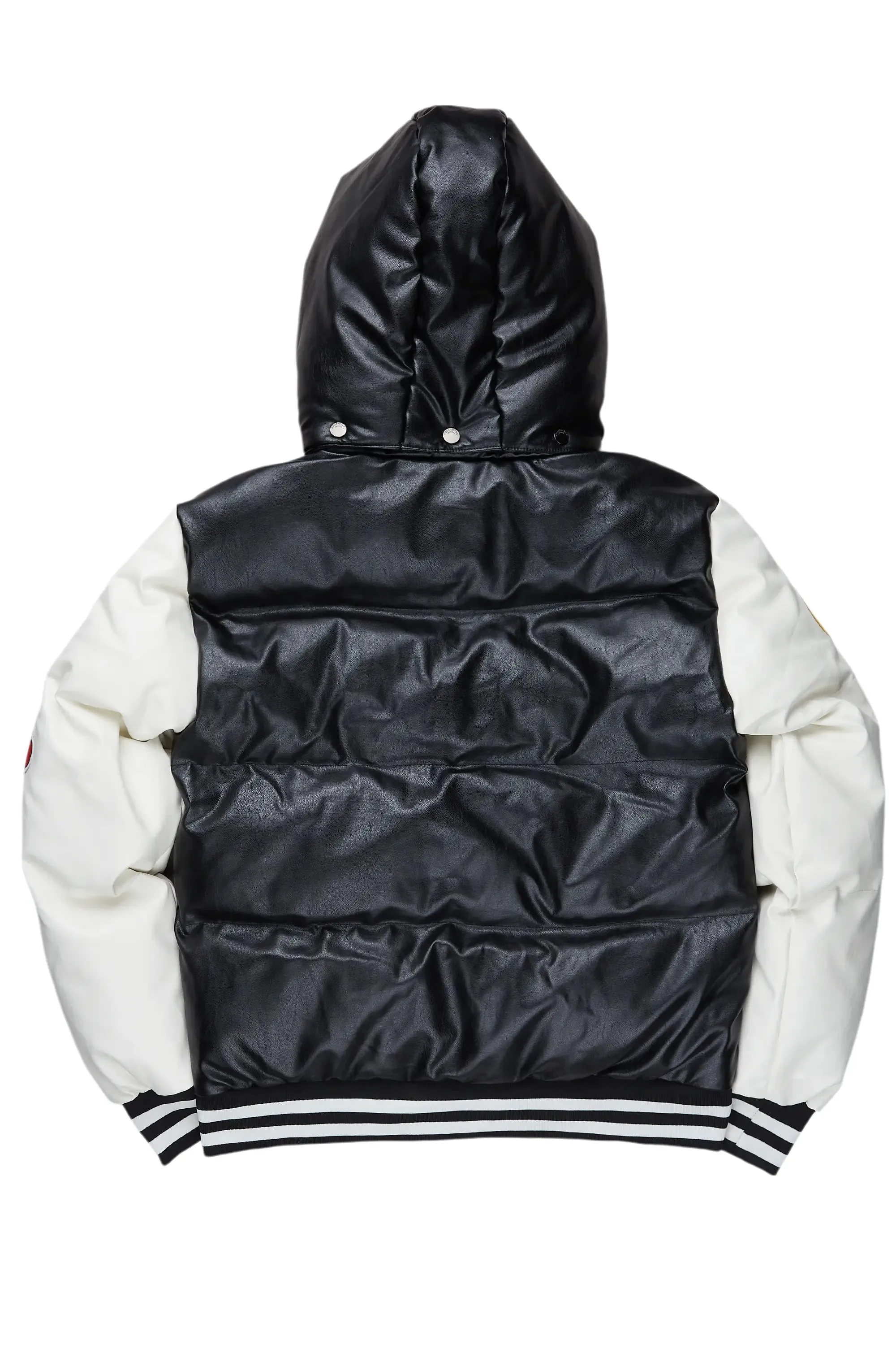 Shaniqua Black Oversized Puffer Jacket