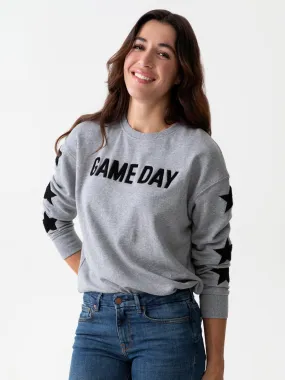 Shiraleah "Game Day" Sweatshirt, Smoke