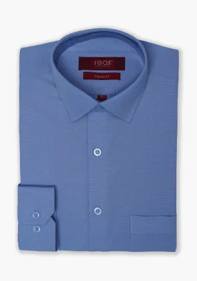 Sky Blue Plain Dress Shirts