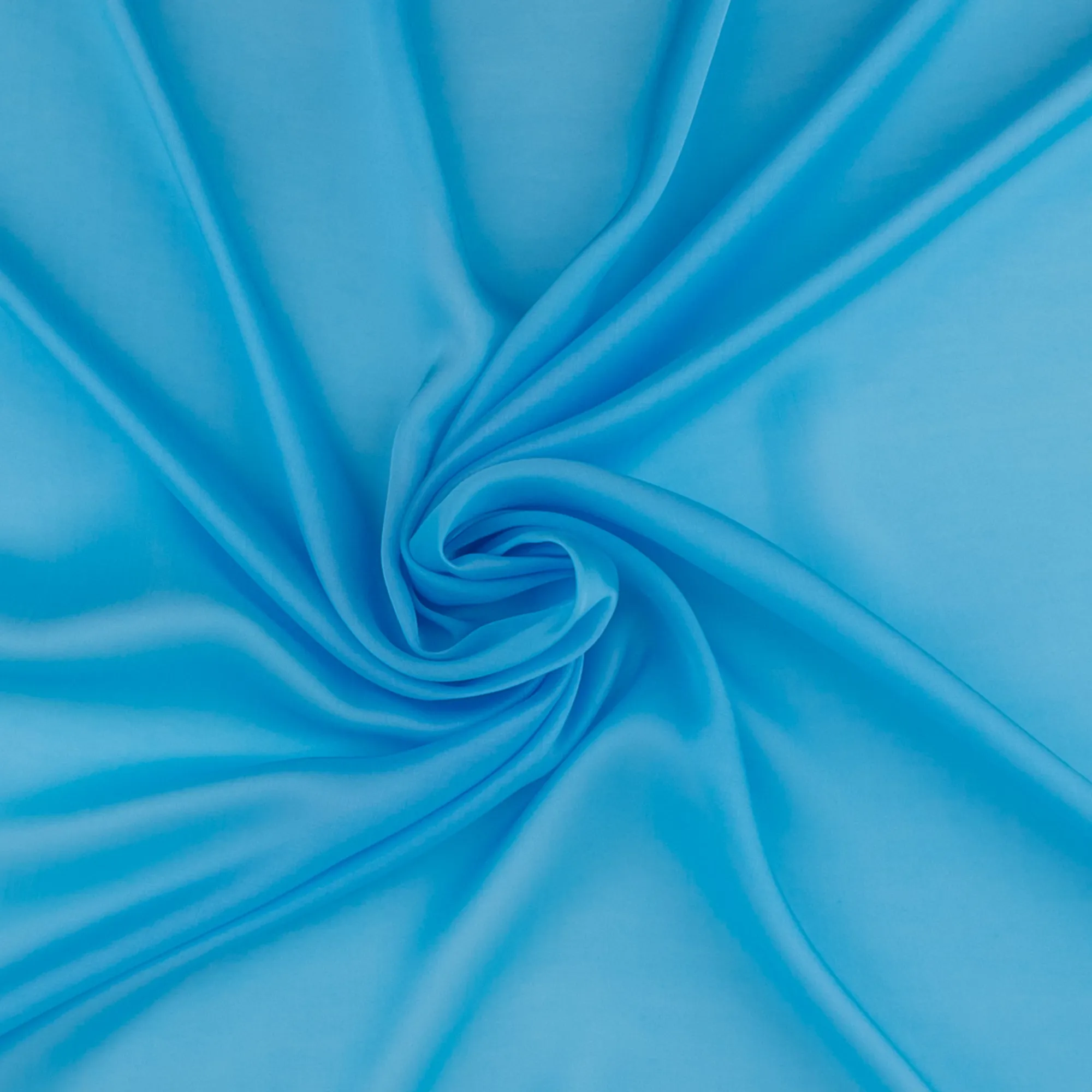 Solid Faux Silk - BRIANA - 005 - Aqua