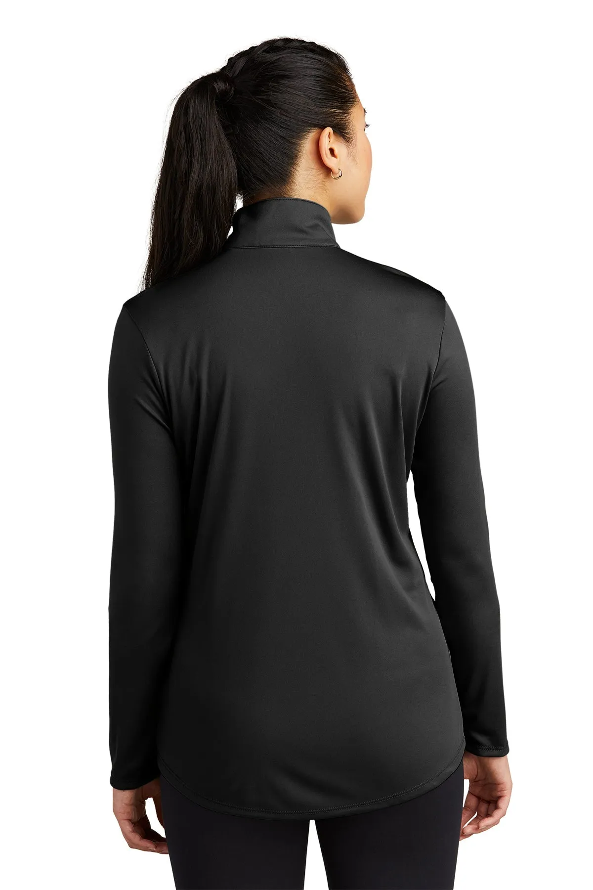 Sport-Tek Ladies PosiCharge Competitor Custom 1/4-Zip Pullovers, Black