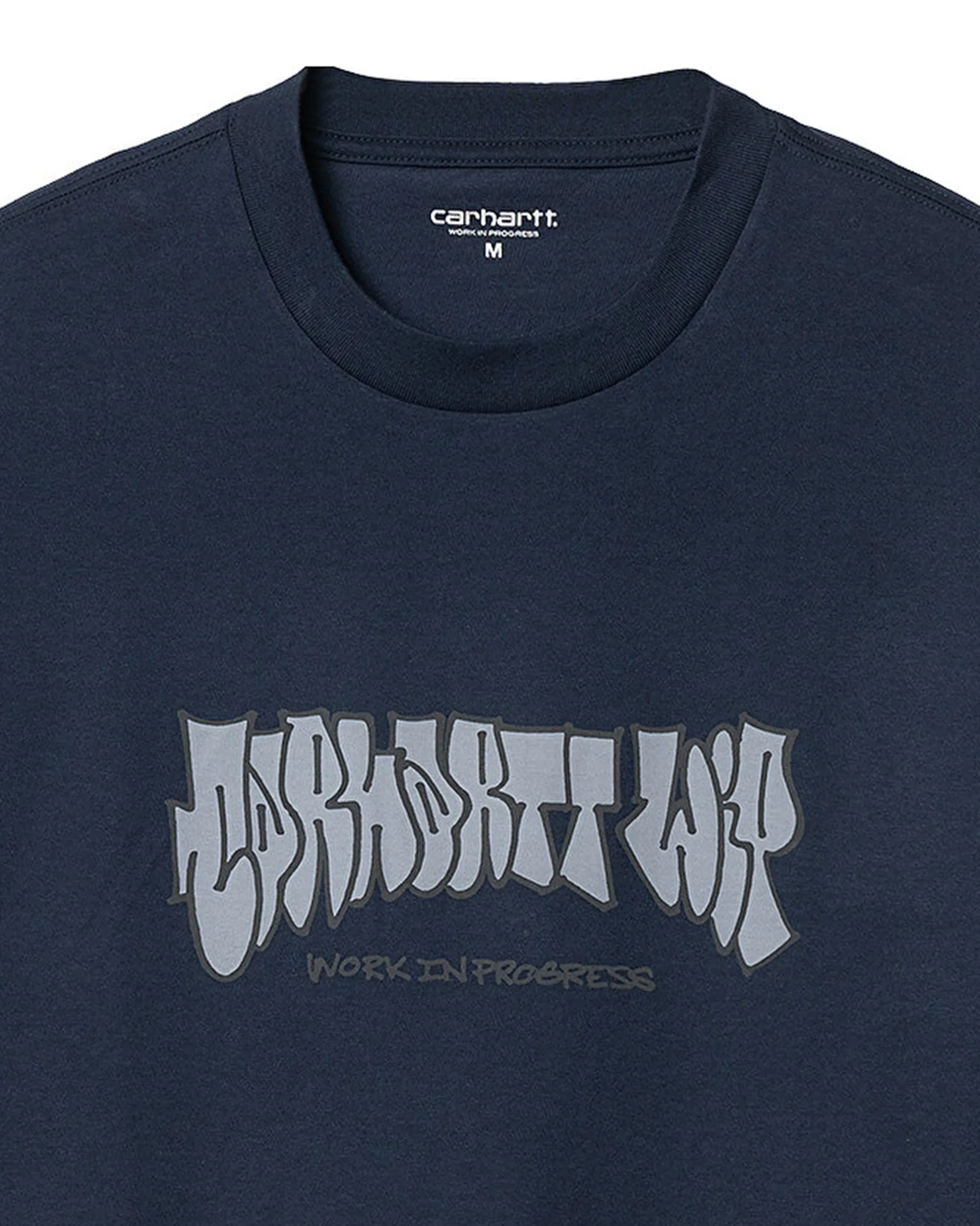 S/S Throw Up T-Shirt - Blue