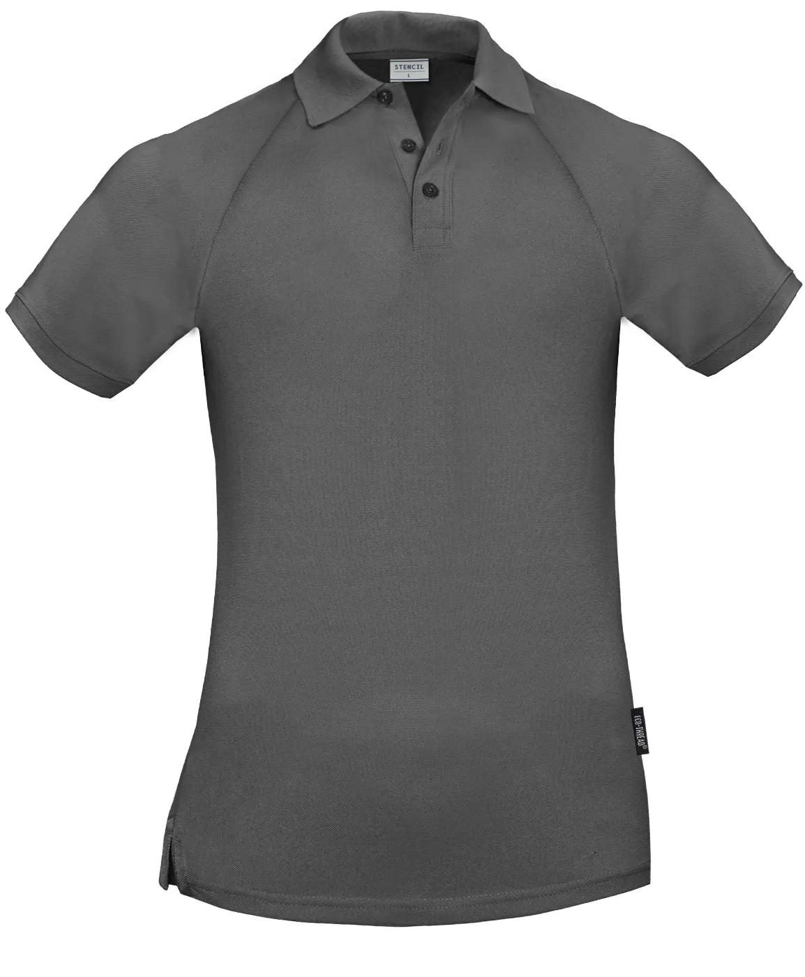 Stencil Infinity Mens S/S Polos-(1067)