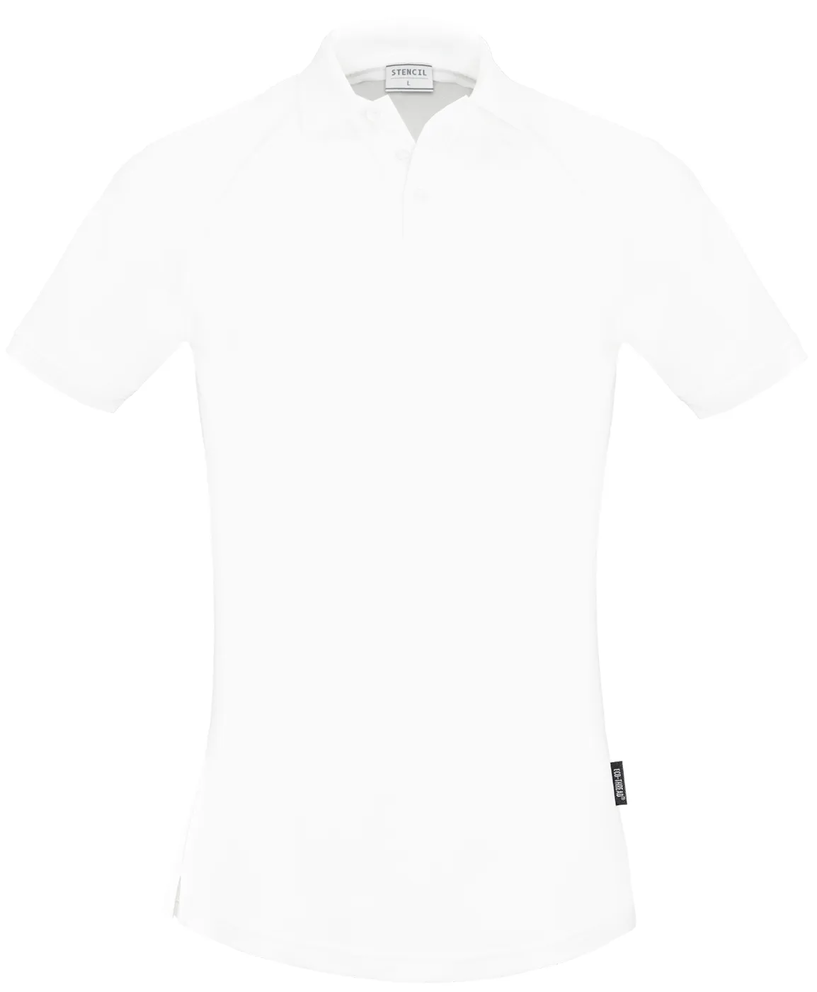 Stencil Infinity Mens S/S Polos-(1067)