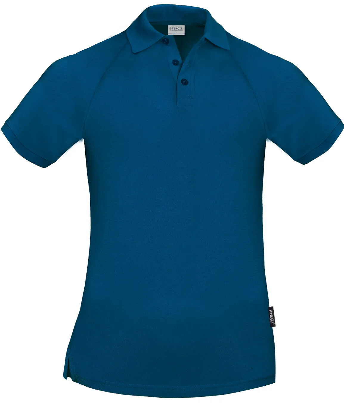 Stencil Infinity Mens S/S Polos-(1067)