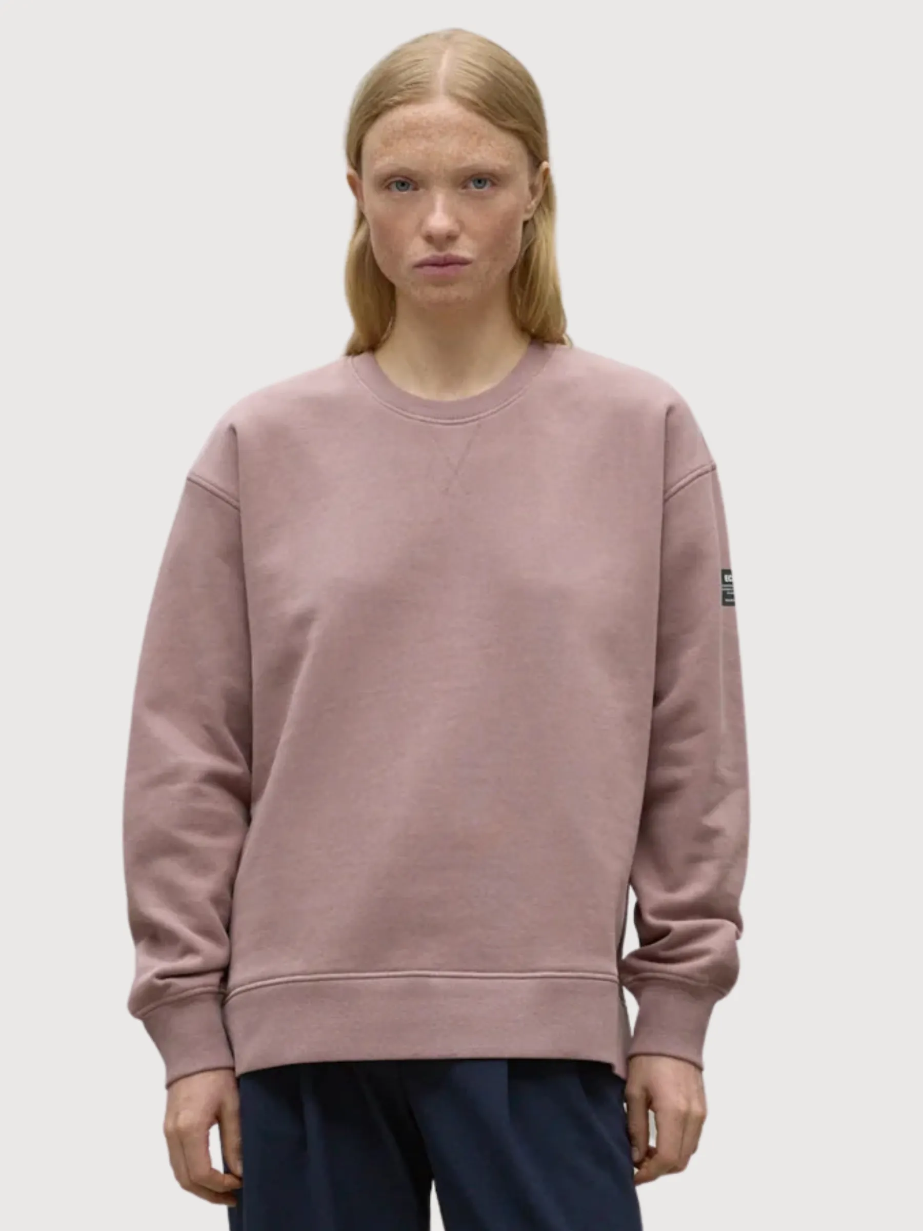 Storm Sweatshirt Woman Light Mauve | Ecoalf