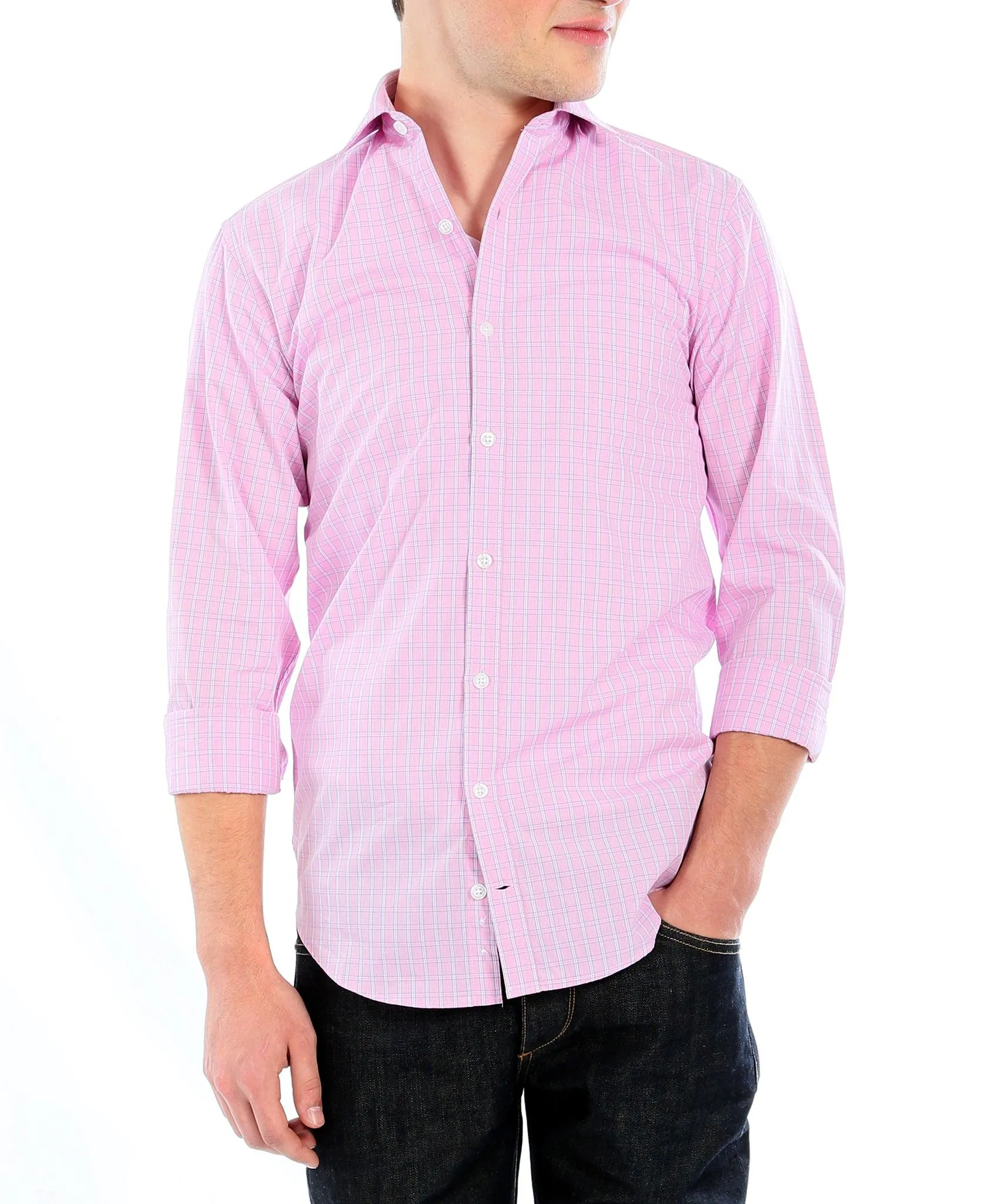 The Henley Slim Fit Cotton Dress Shirt