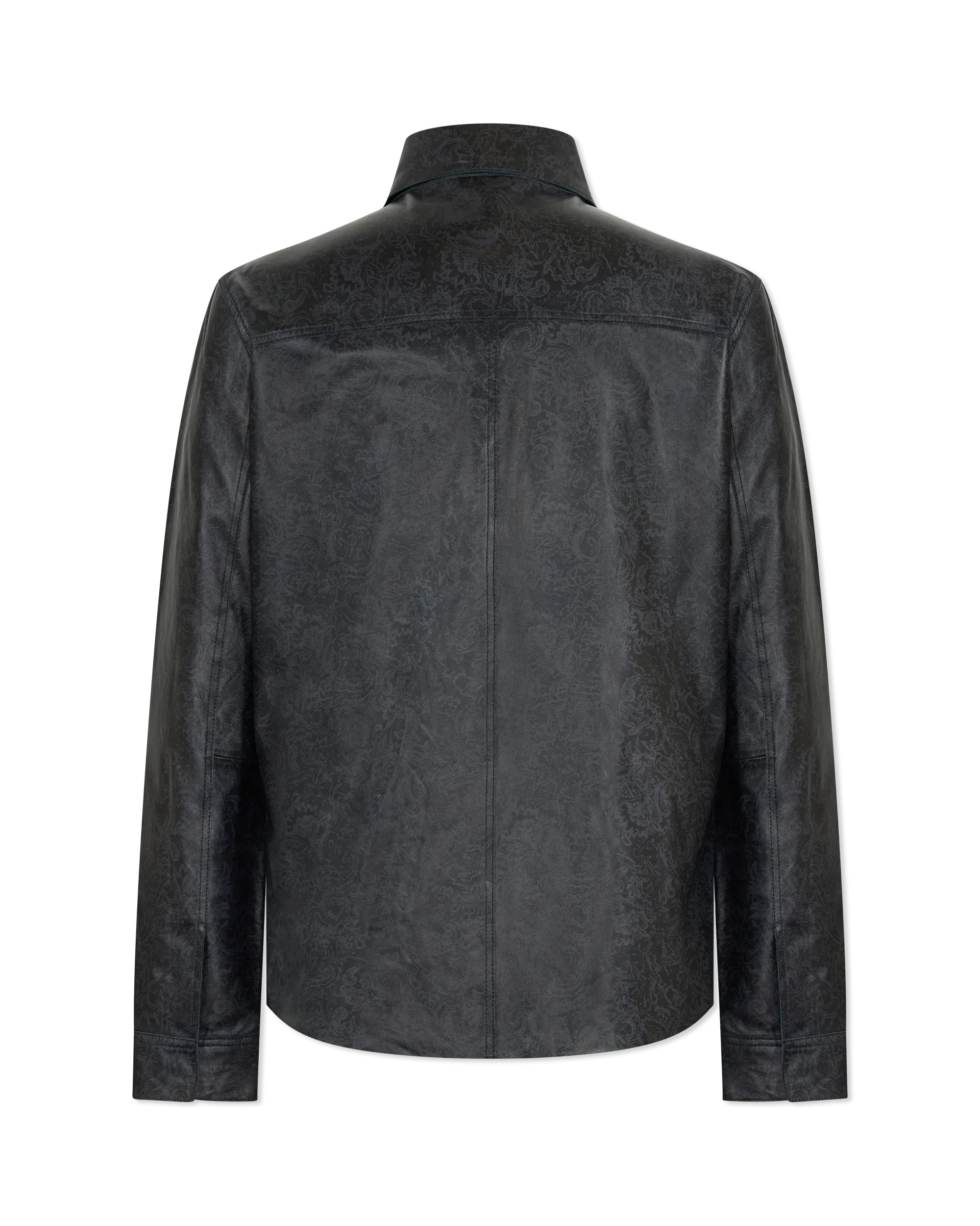 Travis Leather Shirt Jacket