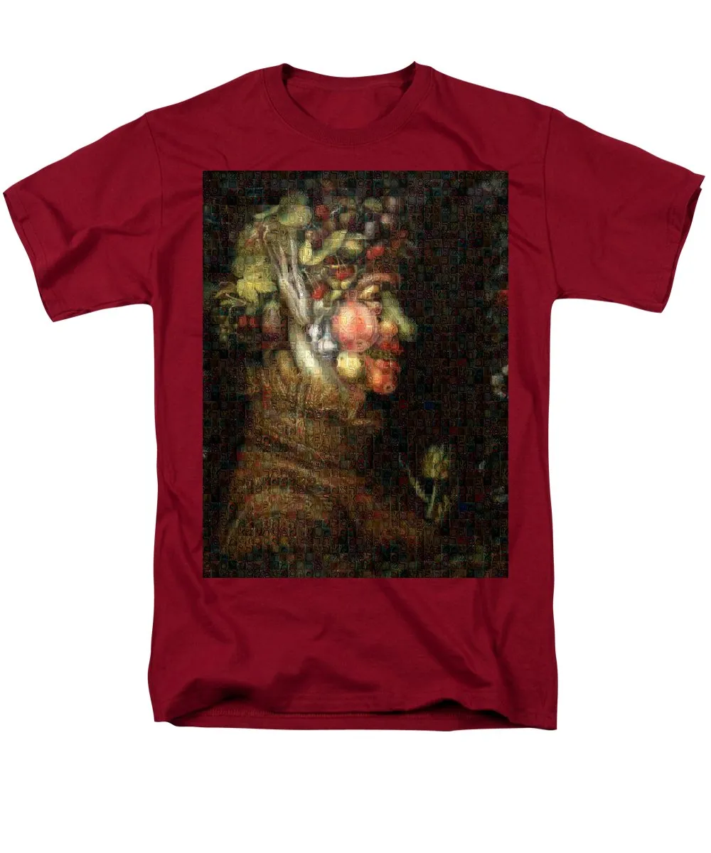 Tribute to Arcimboldo - 2 - Men's T-Shirt  (Regular Fit)