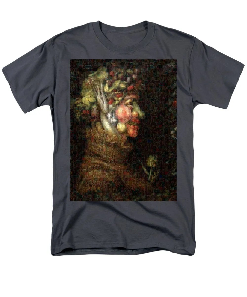 Tribute to Arcimboldo - 2 - Men's T-Shirt  (Regular Fit)