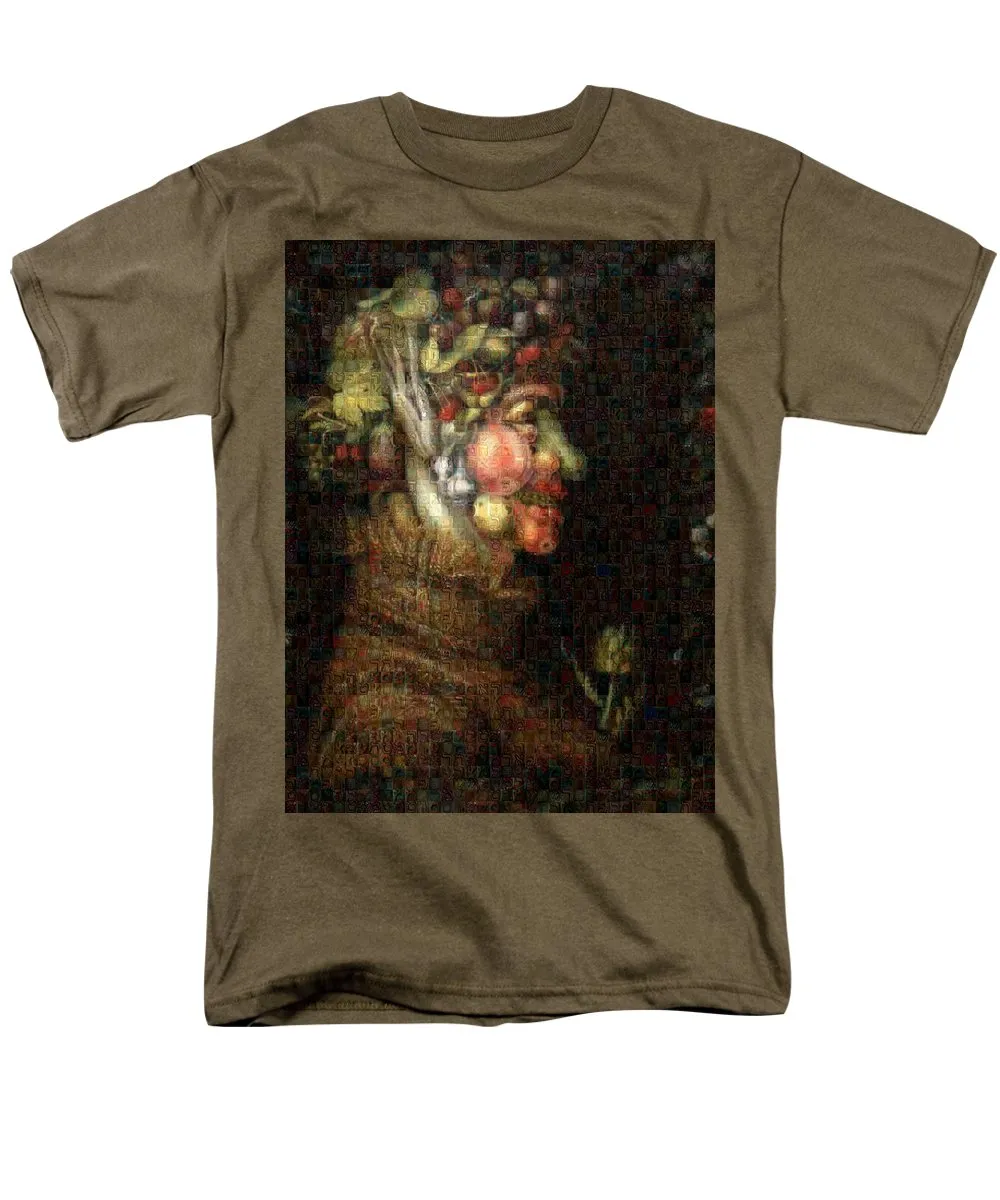 Tribute to Arcimboldo - 2 - Men's T-Shirt  (Regular Fit)