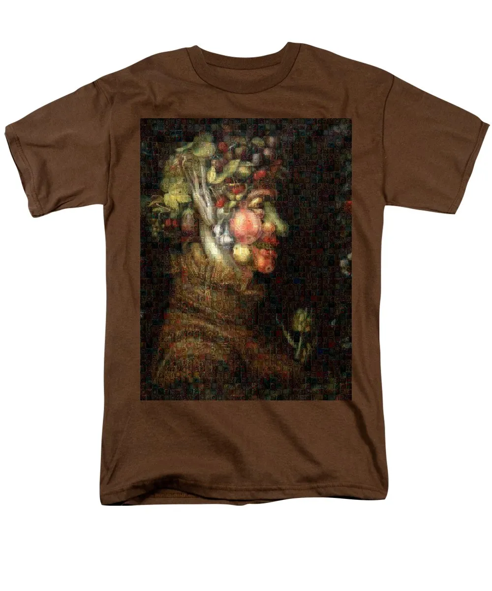 Tribute to Arcimboldo - 2 - Men's T-Shirt  (Regular Fit)