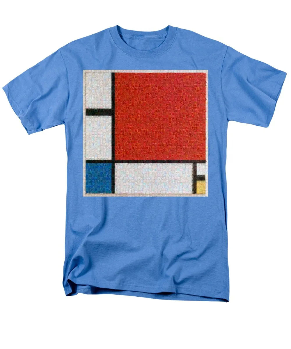 Tribute to Mondrian - Men's T-Shirt  (Regular Fit)