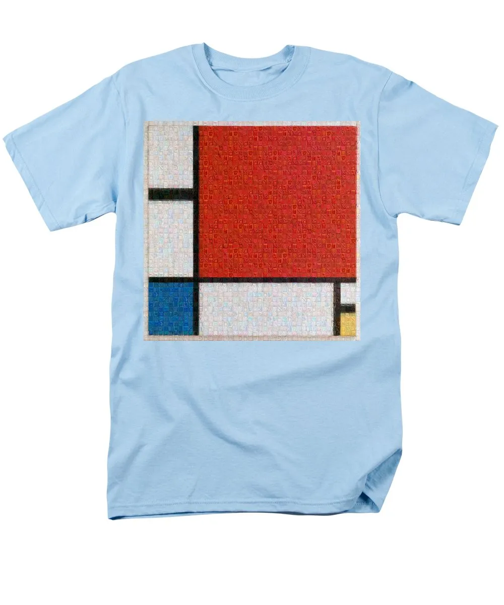 Tribute to Mondrian - Men's T-Shirt  (Regular Fit)