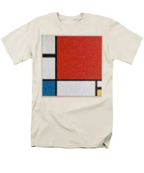 Tribute to Mondrian - Men's T-Shirt  (Regular Fit)