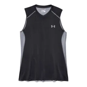 Under Armour Men's Black UA Raid Sleeveless T-Shirts