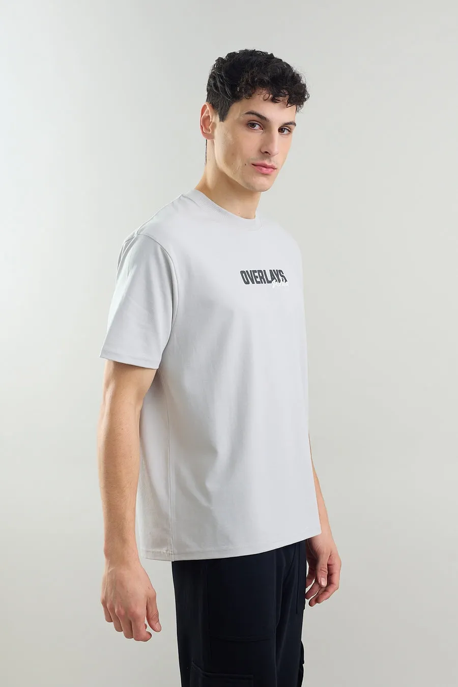 Wild Grey Relaxed Fit T-Shirt - 100% Cotton