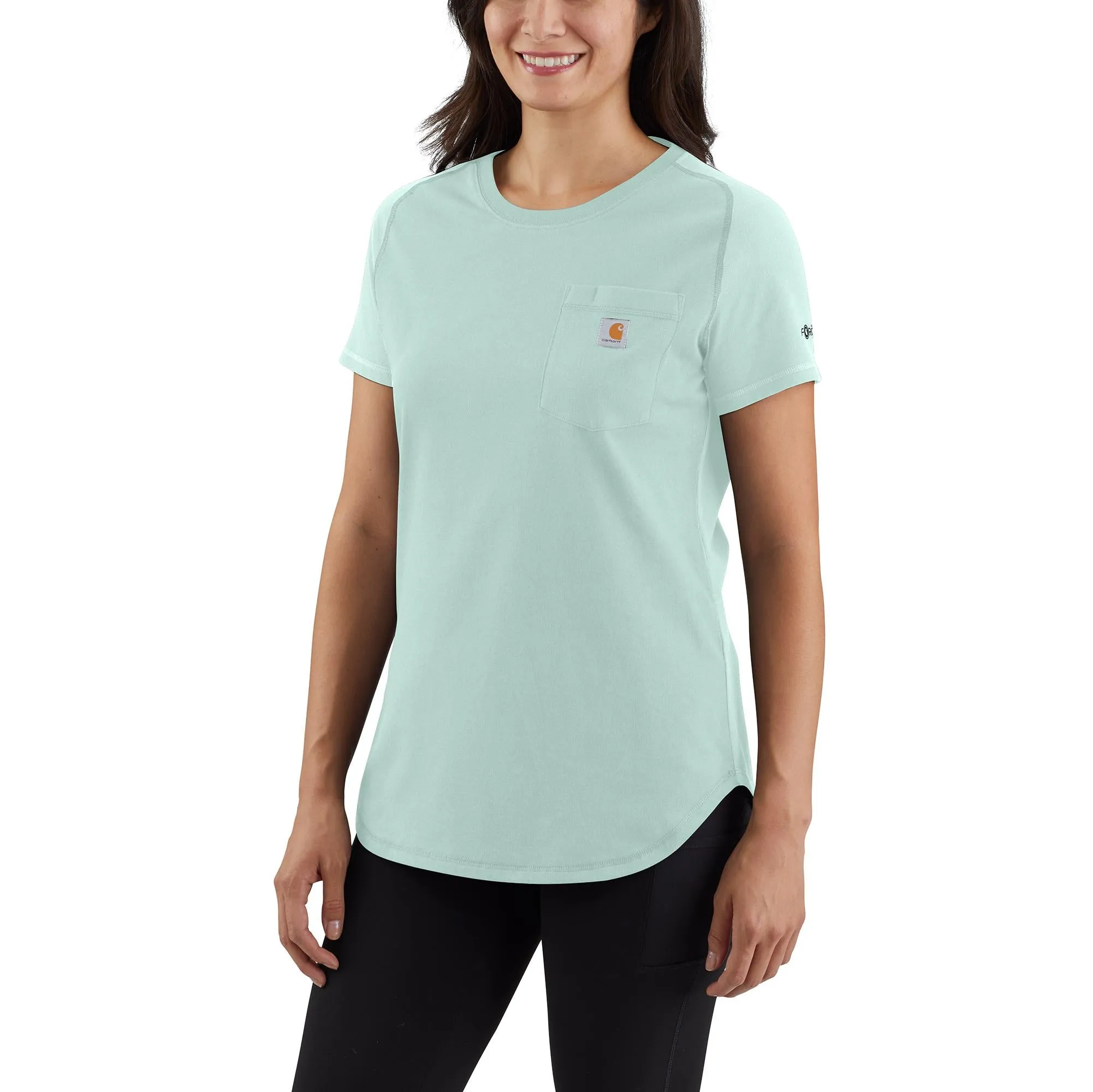 Women's Relaxed Fit Midweight Pocket T-Shirt