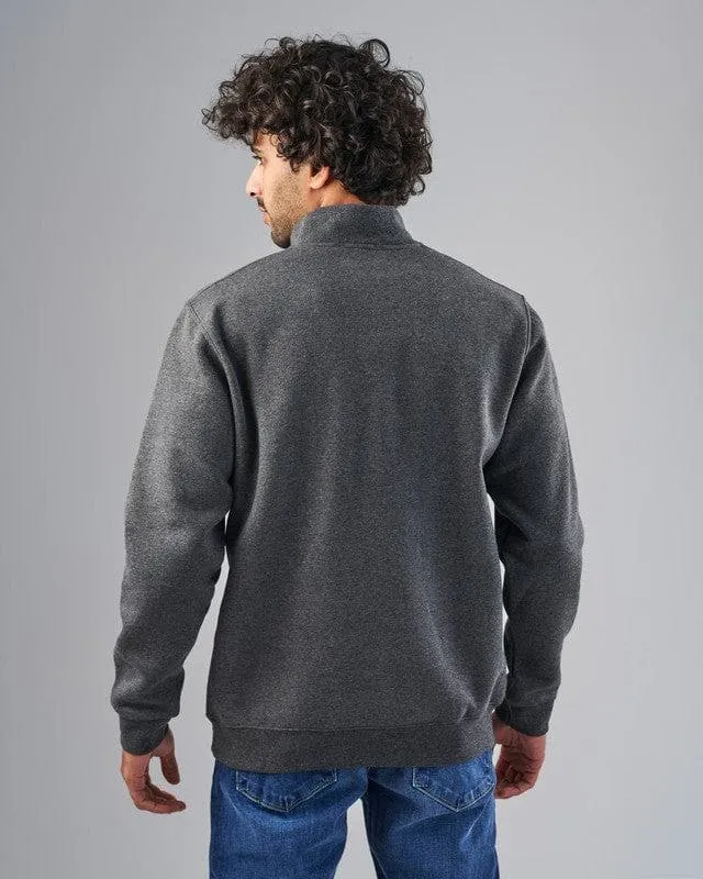 ZIP NECK SWEATSHIRT  - INTERSID