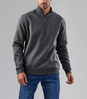 ZIP NECK SWEATSHIRT  - INTERSID